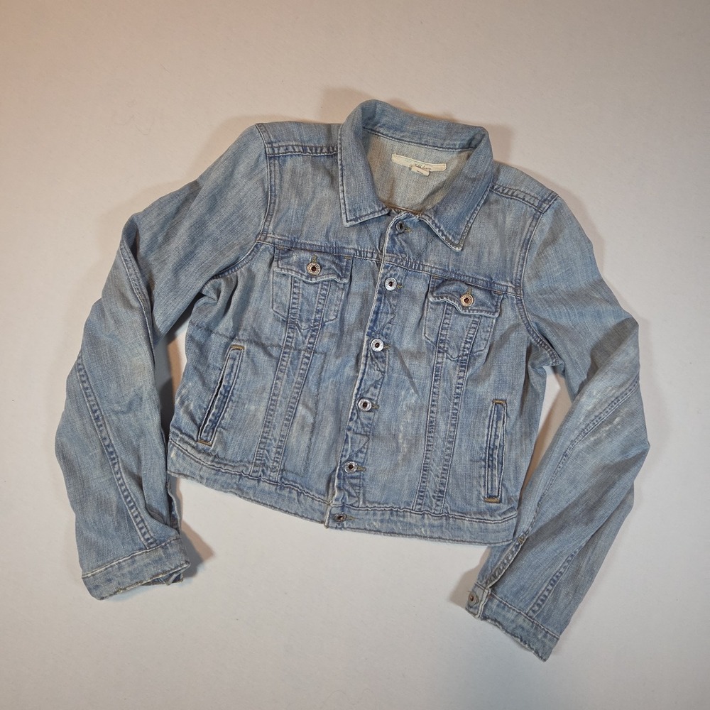 Vintage Ralph Lauren Polo Jeans CO. Women's MIMI Denim Jacket L Distressed